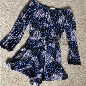 Off the shoulder romper